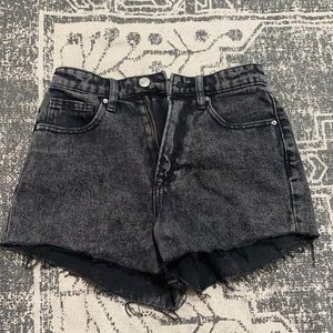 High Waisted Black Shorts
